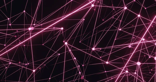 Pembe kablo, bilim kurgu teknolojisi geçmişi. 3d oluşturma.