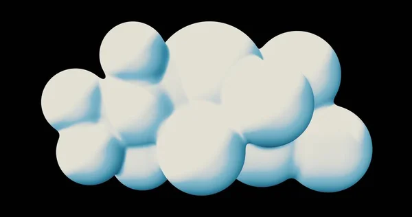 Shapes Abstract Cloud Rendering Cloud Cloud Cartoon — Foto Stock