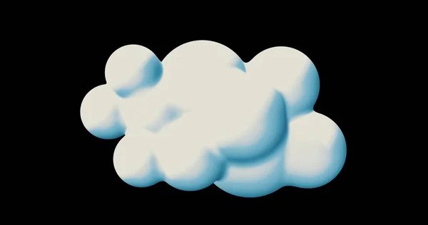 Shapes Abstract Cloud Rendering Cloud Cloud Cartoon — Fotografia de Stock