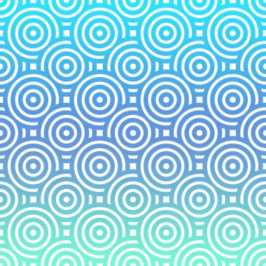 Overlapping Circles Pattern. Abstract Background. Ethnic pattern background. Seamless pattern.