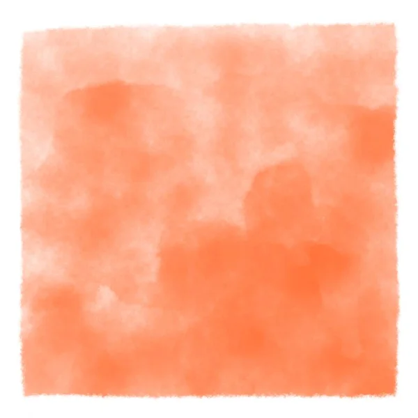 Orange Pastel Watercolor Sky Texture Background — Foto de Stock