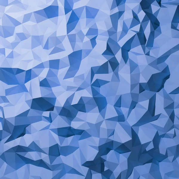 Blue polygon background 3d rendering, 3d illustration.
