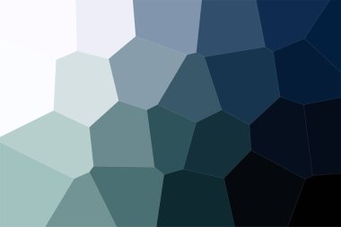 Beyaz, mavi ve siyah düşük polimer kaya dokusu arka plan.