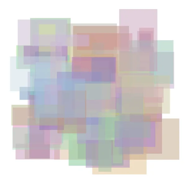 Bunte Abstrakte Quadrate Zufälliger Hintergrund — Stockfoto