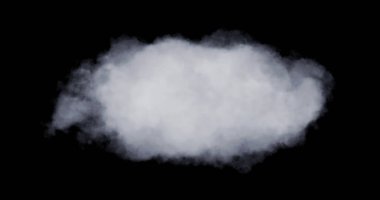 Shapes abstract cloud. 3d rendering of Cloud.
