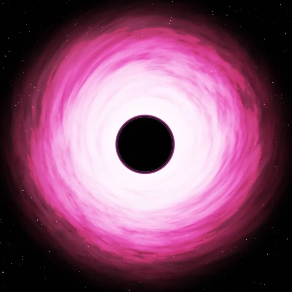 ブラックホール3Dレンダリング 芸術のブラックホールの背景 暗い次元 謎の次元 ワームホール — ストック写真