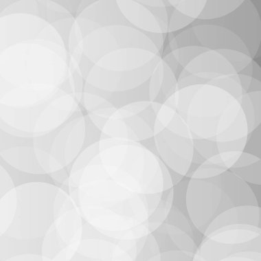 Beyaz ve gri bokeh arka plan.