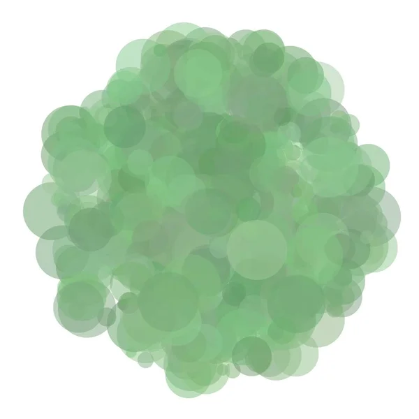 Gröna Abstrakta Cirklar Slumpmässig Bakgrund — Stockfoto