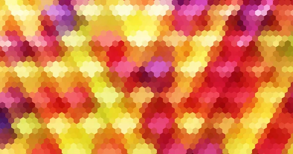 Барвистий Абстрактний Геометричний Мозаїчний Шестикутник Випадкового Фону — стокове фото