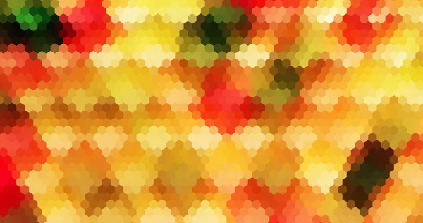 Colorful Abstract Geometric Mosaic Hexagon Random Background — Stock fotografie