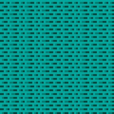 Yeşil tuğla desenli pikseller. Vektör arkaplanı.