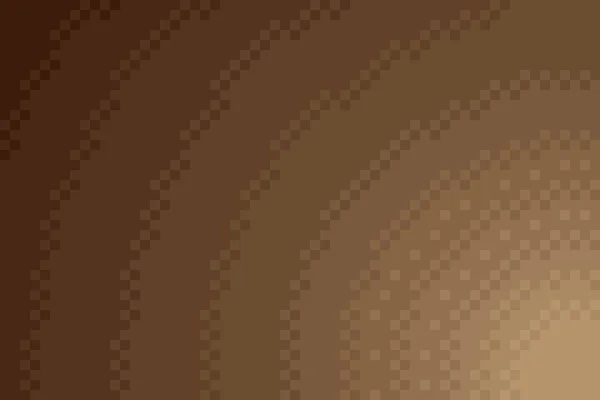 Braune Pastellsonnenhimmel Pixelkunst Vektorillustration — Stockvektor