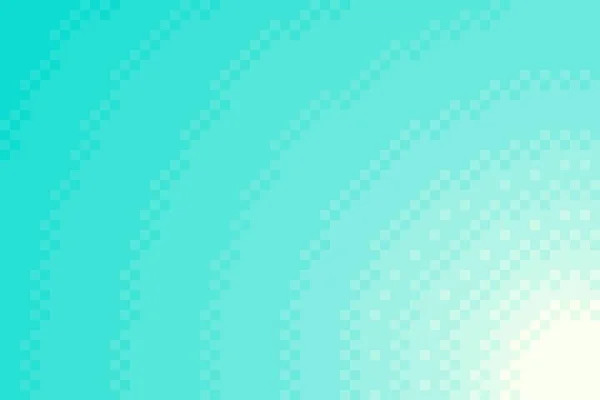 Grön Pastell Sol Himmel Pixel Konst Vektorillustration — Stock vektor