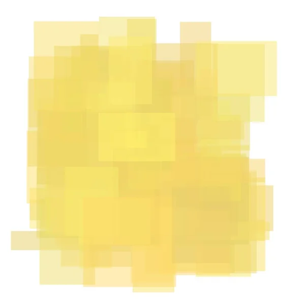 Gelbe Abstrakte Quadrate Zufälliger Hintergrund — Stockfoto