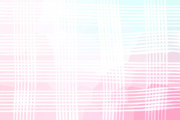 Fundo Padrão Xadrez Pastel Abstrato Branco Azul Rosa — Fotografia de Stock