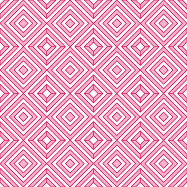 Beyaz ve pembe pastel soyut çizgi geometrik köşegen kare dikişsiz desen arkaplanı. Vektör illüstrasyonu.