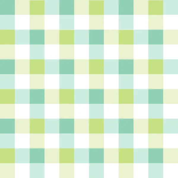 Green White Plaid Seamless Pattern Background Vector Illustration — Stock Vector