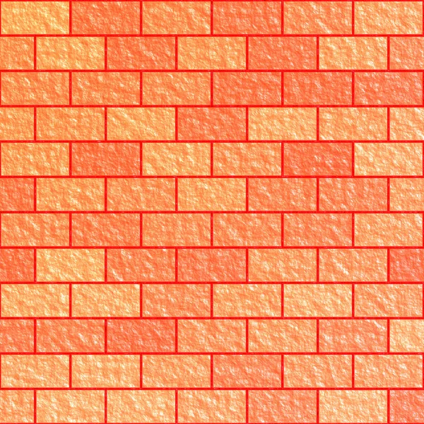 Farbverlauf Orange Ziegelsteinwand Textur Hintergrund — Stockfoto