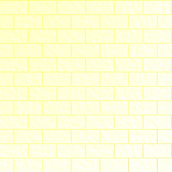 Градиентная Белая Желтая Кирпичная Стена Фоне — стоковое фото
