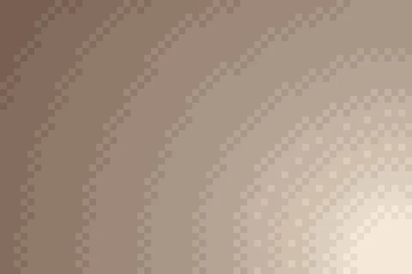 Brun Pastell Sol Himmel Pixel Konst Vektorillustration — Stock vektor