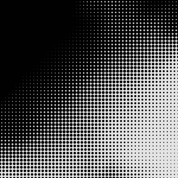 Белые Черные Круги Градиентный Полуфон — стоковое фото
