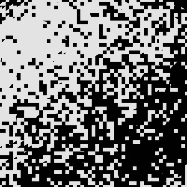 Bianco Nero Mezzitoni Sfondo Pixel Art — Foto Stock