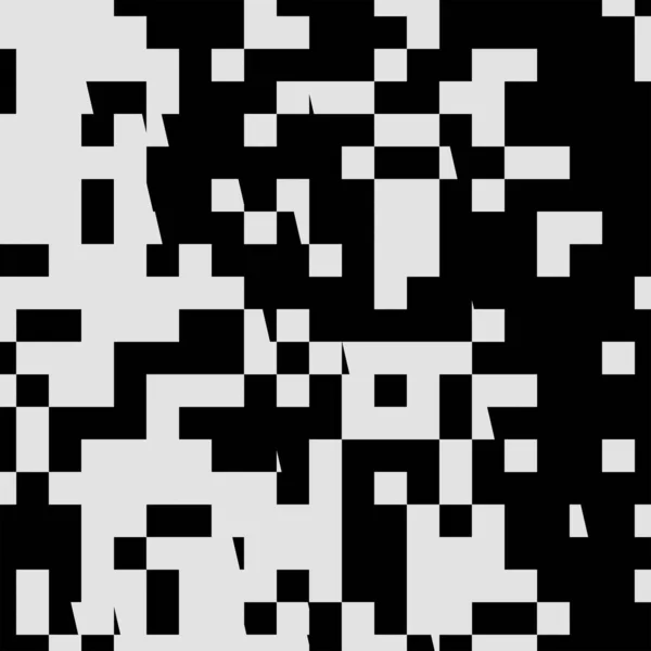 Białe Czarne Pół Tonu Tła Pixel Art — Zdjęcie stockowe