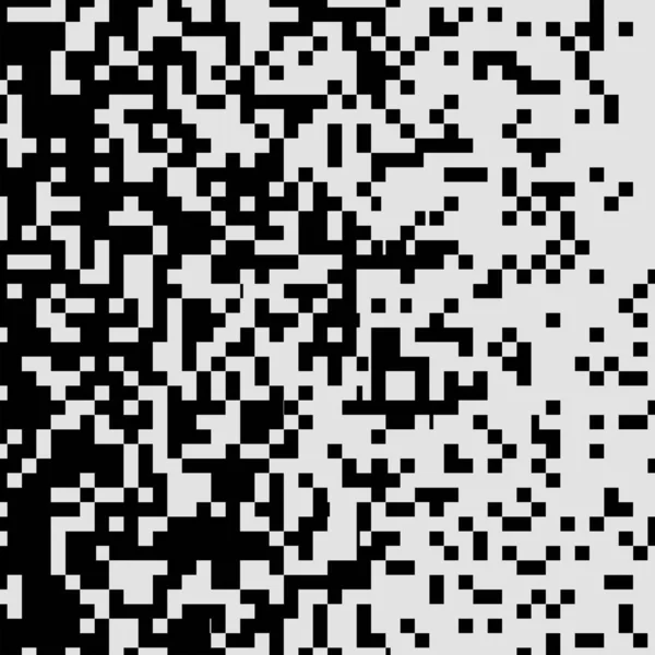 White Black Halftone Background Pixel Art — Stock Photo, Image