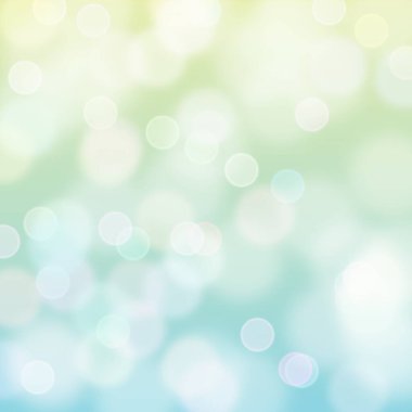 Mavi ve yeşil soyut Bokeh güzel arkaplan bulanıklığı.