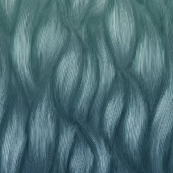 Синій Абстрактний Кучерявий Фон Текстури Волосся — стокове фото