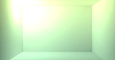 Boş oda arkaplanı. Duvar ve zemin odası. Oda ürünleri. Gösterim Odası 3D görüntüleme.