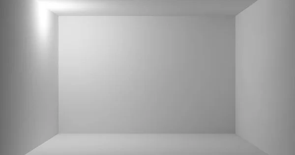 空の部屋の背景 壁と床の部屋 部屋のディスプレイ製品 ショールーム3Dレンダリング — ストック写真