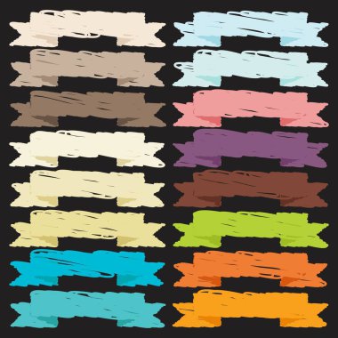 16 Kurdele Simgesi Tasarımı, Renkli Tebeşir. Tahtaya bir resim çiz.