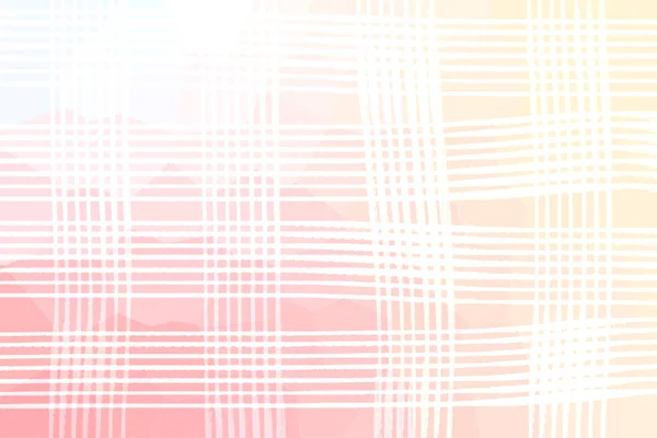 White, yellow, and pink pastel abstract pastel plaid pattern background.