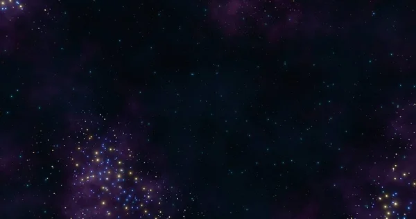 Fundo Nebulosa Galáxia Universo Renderização — Fotografia de Stock