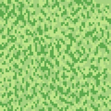 Çim dokusu pikseli. Vektör resmi.