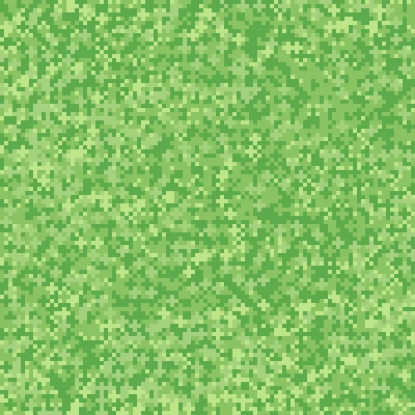 Erba Texture Pixel Art Immagine Vettoriale — Vettoriale Stock