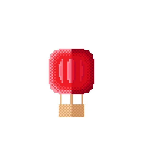 Ballongpixelkonst Vektorillustration Ballongikon — Stock vektor