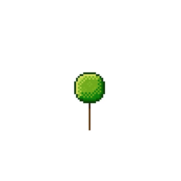 Arte Pixel Árvore Imagem Vetorial —  Vetores de Stock