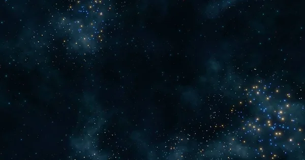 星雲の背景 宇宙の銀河 3Dレンダリング — ストック写真