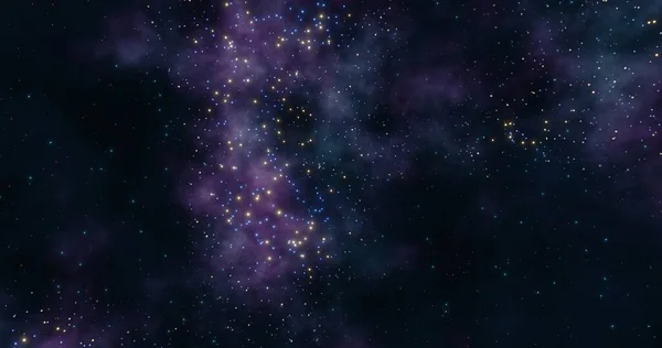 Nebula Background Galaxy Universe Rendering — Stock Photo, Image