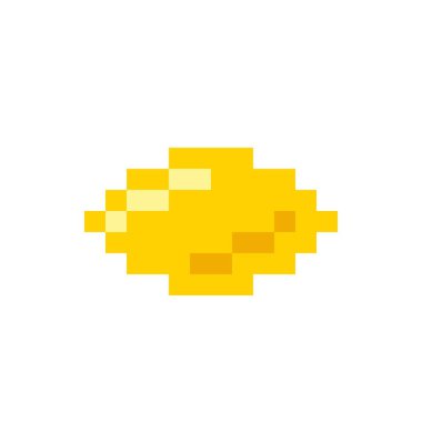 Limon simgesi piksel sanatı.