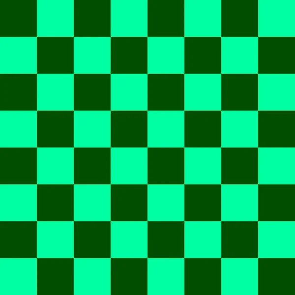 绿色棋盘无缝图案背景 矢量说明 — 图库矢量图片