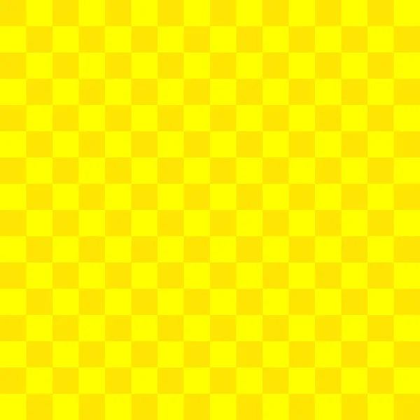 Yellow Checkerboard Seamless Pattern Background Vector Illustration —  Vetores de Stock