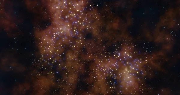 Nebula Background Galaxy Universe Rendering — Stock Photo, Image