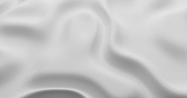 Beyaz kumaş arkaplan. 3d oluşturma.