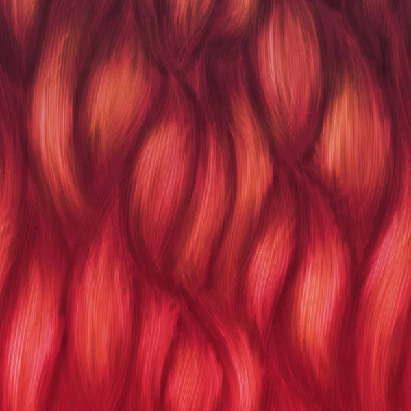 Abstract Red Curly Hair Texture Pattern Background —  Fotos de Stock