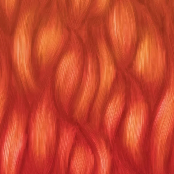 Abstrait Orange Bouclé Cheveux Texture Motif Fond — Photo