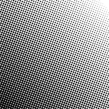 Siyah daireler, yarım ton eğimli arka plan. Vektör illüstrasyonu.