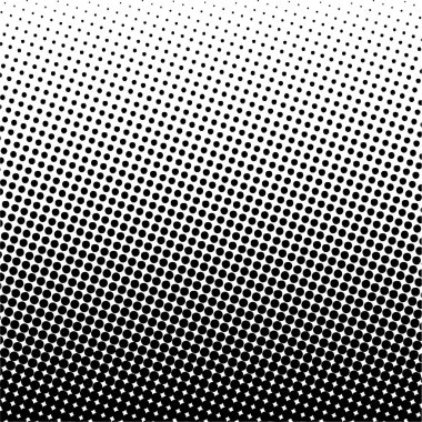 Siyah daireler, yarım ton eğimli arka plan. Vektör illüstrasyonu.